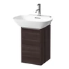 Kép 1/2 - Laufen Alsószekrény, 1 ajtó, bal oldali zsanérral, 1 belső polccal, Sötétbarna szil H4030211102631