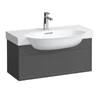 Kép 1/2 - Laufen Alsószekrény, 1 fiók, alsószekrényre illeszthető 813855 mosdóhoz, Traffic Grey H4060410856271