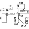 Kép 2/2 - Laufen Bidé csaptelep H3413310041111