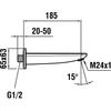 Kép 2/2 - Laufen Fali kifolyócső H3717500040601