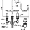 Kép 2/2 - Laufen Mosdó keverő csaptelep H3123330042211
