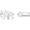 Kép 2/2 - Laufen 170x75 Téglalap alakú kád, balos L-panellel - standard opció - Fehér H2235360000001
