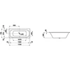 Kép 2/2 - Laufen 170x75 Téglalap alakú kád, beültethető változat - standard opció - Fehér H2235300000001