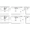 Kép 2/2 - Laufen Mosdótál, armatúrapad nélkül, túlfolyó nélkül túlfolyónyílás nélkül, csaplyuk nélkül , Matt fehér H8123487571121