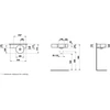 Kép 2/2 - Laufen Kézmosó, kör alakú, bal oldali polccal, vágható csaplyukkal jobb oldalon , Fehér H8152840001061