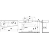 Kép 2/2 - Laufen Ráépíthető mosdó, pult jobb oldalon egy csaplyuk, középen , Fehér LCC bevonattal H8149714001041