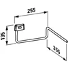 Kép 2/2 - Laufen Törölköző tartók, króm H3812840040001