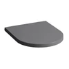 Kép 1/3 - Laufen WC ülőke és fedél, levehető, lecsapodásgátló rendszerrel, kör alakú ülőkével, Graphite matt H8913337580001