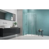 Kép 2/8 - Radaway Torrenta PDD 90x90 íves zuhanykabin, átlátszó, króm, 131600-01-01