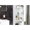 Kép 4/4 - Ravak Fürdőszobai faliszekrény SB -300 R Ring 155x30 cm, fényes szürke X000000774