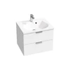 Kép 1/2 - Ravak Fürdőszobai szekrény mosdó alá SD Rosa 600 II H fehér/fehér X000001494