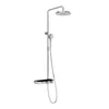 Kép 3/5 - Ravak TE 094.01 Termo zuhanyoszlop Stop funkcióval és polccal, króm/fehér X070161