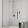 Kép 4/6 - Ravak 706.60RGB Fali kiállás integrált zuhanyrózsa tartóval, Rose Gold Brushed X07P708
