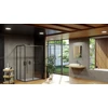 Kép 3/3 - Ravak Blix Slim Zuhanykabin BLSRV2K-80 fekete +Transparent X1XM40300Z1