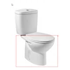 Kép 1/4 - Roca Victoria alsó kifolyású monoblokkos WC-csésze, szerelőkészlettel - A342394000