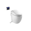 Kép 2/6 - Roca Meridian kompakt álló WC-csésze fali vagy beépített tartályhoz A347247000