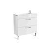 Kép 1/2 - Roca Unik Debba Compact mosdószekrény 2 fiókkal és mosdóval (800) Fehér - A855907806