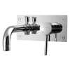Kép 1/3 - Sapho RHAPSODY Falba süllyesztett kádtöltő csaptelep, 2-irányú váltóval, króm (5578)