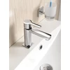 Kép 2/4 - Sapho ESPADA mosdócsaptelep, automata leeresztővel, króm (ES02)