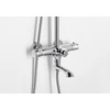 Kép 3/7 - Sapho KIRKÉ zuhanyoszlop, termosztátos kádtöltő csapteleppel, fej- és kézuzuhannyal, króm (KI39C)