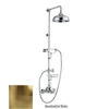 Kép 1/4 - Sapho SASSARI zuhanyoszlop termosztátos csapteleppel, szappantartóval, fej- és retró kézizuhannyal, 1250mm, bronz (SR322BR)