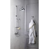 Kép 3/4 - Sapho SASSARI zuhanyoszlop termosztátos csapteleppel, szappantartóval, fej- és retró kézizuhannyal, 1250mm, króm (SR322)