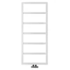 Kép 1/4 - Sapho DENALI fürdőszobai radiátor, 550x1336mm, 411W, matt fehér (DN613)