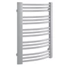 Kép 1/4 - Sapho EGEON fürdőszobai radiátor, 595x818mm, 486W, ezüst struktúrált (EG609SS)
