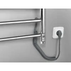 Kép 4/6 - Sapho REDONDO elektromos törölközőszárító radiátor, időzítővel, 630x1160mm, 130W, inox (ER230T)