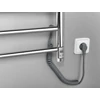 Kép 7/7 - Sapho REDONDO Elektromos törölköző szárító radiátor, 600x1500mm, 130W, inox (ER250T)