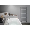 Kép 2/5 - Sapho AQUALINE Fürdőszobai radiátor, egyenes, 600x1320mm, 714W, strukturált ezüst (ILS36E)