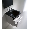 Kép 3/4 - Sapho KERASAN INKA kerámiamosdó, 40x40cm matt fekete (341231)