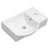 Kép 1/4 - Sapho LITOS kerámia mosdó, jobbos, 45x32cm (4079)