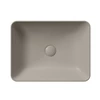 Kép 2/4 - Sapho SAND Mosdó, pultra helyezhető, 50x14x38cm, matt tortora (903705)