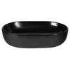 Kép 2/4 - Sapho CALEO kerámiamosdó, 59x41,5x14cm, matt fekete (CA590B)