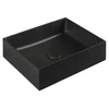 Kép 1/7 - Sapho FORMIGO beton mosdó, 47,5x13x36,5cm, antracit (FG016)