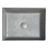 Kép 5/7 - Sapho FORMIGO beton mosdó, 47,5x13x36,5cm, ezüst (FG112)