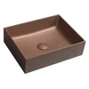 Kép 1/7 - Sapho FORMIGO beton mosdó, 47,5x13x36,5cm, réz (FG113)