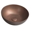 Kép 1/6 - Sapho FORMIGO beton mosdó, átm:39cm, réz (FG133)