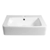 Kép 2/5 - Sapho AQUALINE MODIS kerámiamosdó, pultra vagy falra szerelhető, 55x45cm (FS9A1)