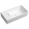 Kép 1/7 - Sapho MAXX öntöttmárvány mosdó, balos, 47,5x11x24cm (MX475)