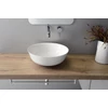 Kép 3/4 - Sapho SINGA öntöttmárvány mosdó, túlfolyó nélkül, átm:41,5x15 cm (SN415)