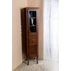 Kép 3/5 - SAPHO RETRO állószekrény, 1 üvegajtóval, 2 fiókkal, 1 ajtóval, balos, 40x170x36cm, bükk (1663)