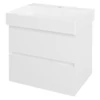 Kép 1/6 - SAPHO FILENA mosdótartó szekrény, 57x51,5x43cm, fehér (FID1260B)