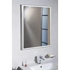 Kép 4/5 - SAPHO LUMINAR tükör aluminium kerettel, LED világítással, 600x800mm, króm (NL557)