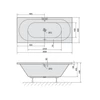 Kép 3/3 - SAPHO POLYSAN VIVA B SLIM kád, 185x80x47cm (71968S)