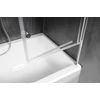 Kép 3/4 - SAPHO POLYSAN ODESSA teleszkópos kádparaván, 970mm, csiszolt alumínium kerettel (37127)