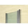 Kép 7/7 - SAPHO AQUALINE VANDA behajtható kádparaván, behajtható, 100x140cm, 5mm BRICK üveg, króm (AQ1140)