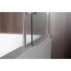 Kép 4/6 - SAPHO POLYSAN SPERA kádparaván, 970mm, csiszolt alumínium kerettel (BS-97)