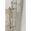 Kép 3/6 - Sapho GELCO ANTIQUE íves zuhanykabin, eltolható kétszárnyú ajtó, 900x900mm, transzparent üveg minta nélkül, bronz (GQ5290C)